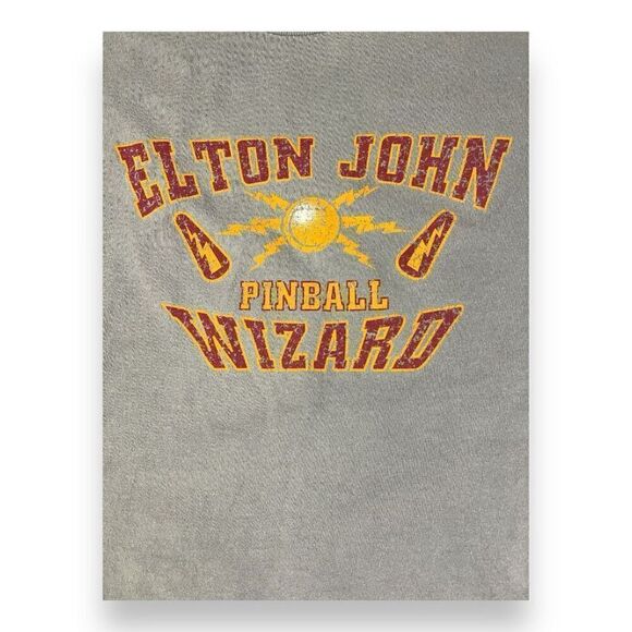 Elton John Pinball Wizard Band Tee Size Large - Picture 4 of 5